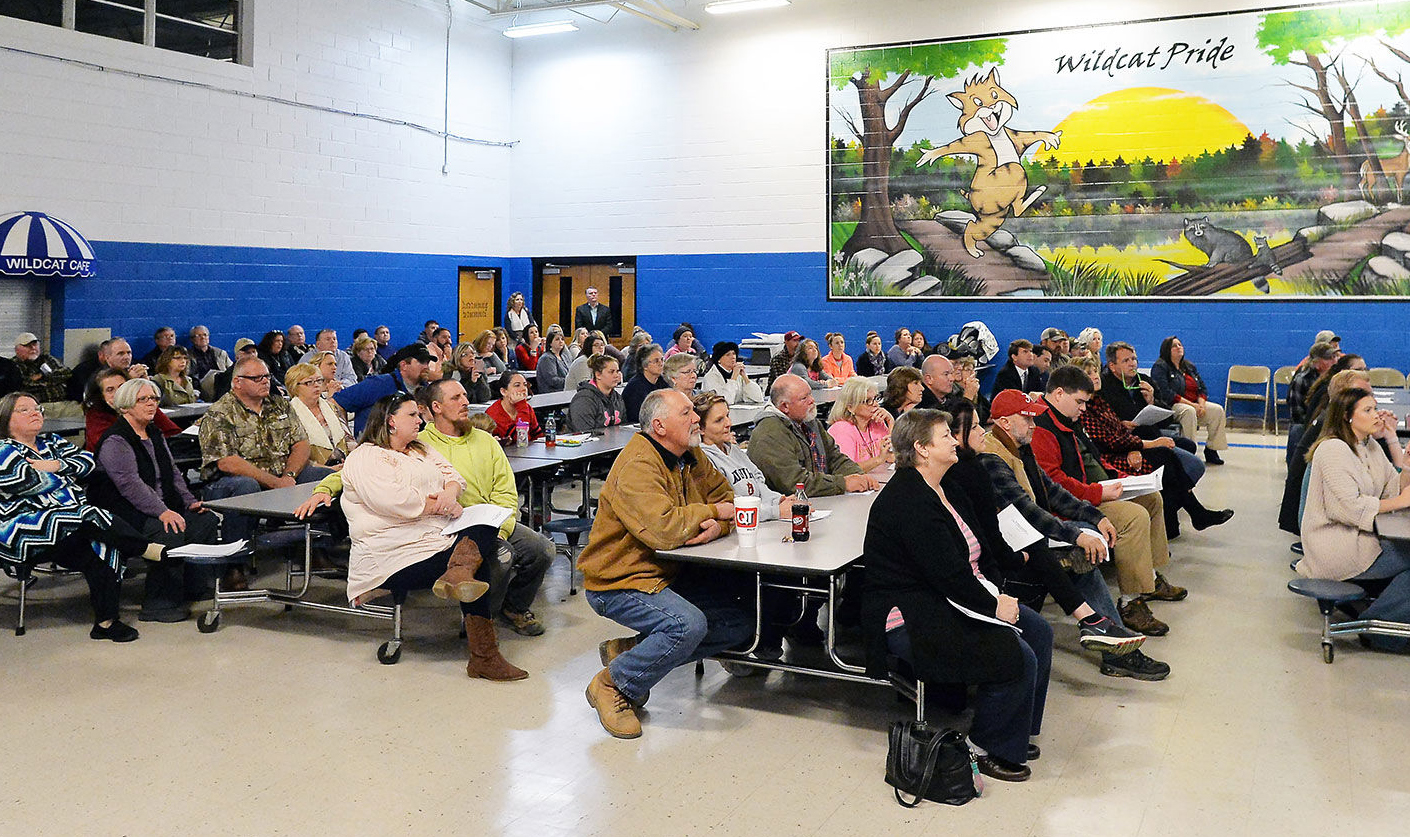 a community meeting