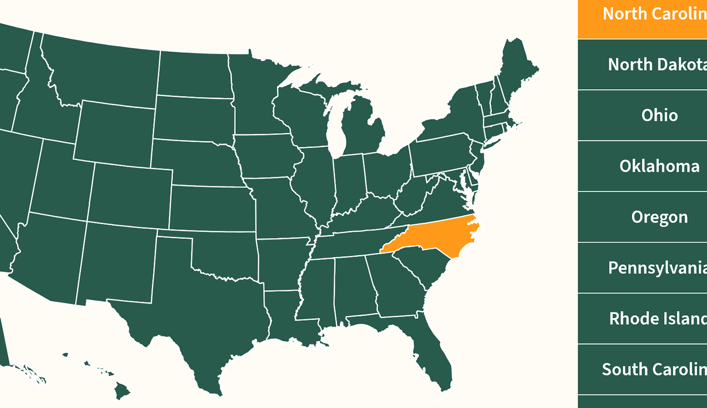 screenshot of Right-to-Farm page showing US state map